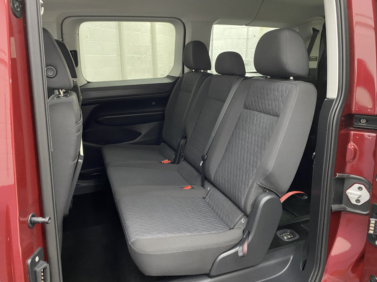 2023 Volkswagen Caddy Maxi Wheelchair Accessible Vehicle rear seat view SJ23UDV