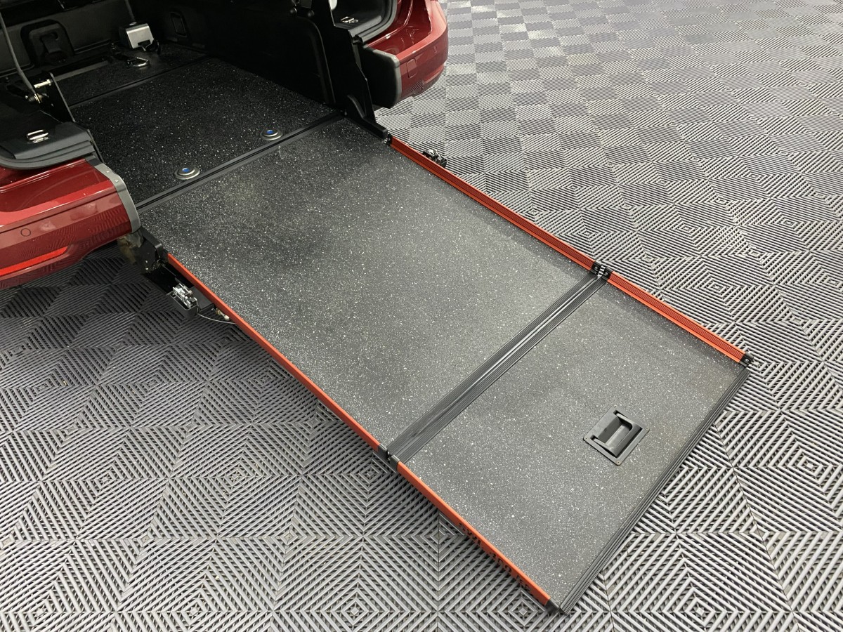 2023 Volkswagen Caddy Maxi Wheelchair Accessible Vehicle rear ramp deployed SJ23UDV