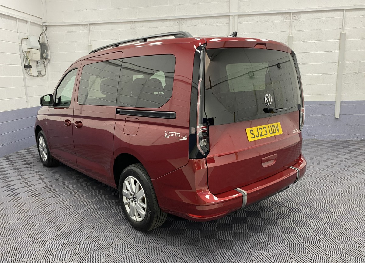 2023 Volkswagen Caddy Maxi Wheelchair Accessible Vehicle rear three quarter SJ23UDV