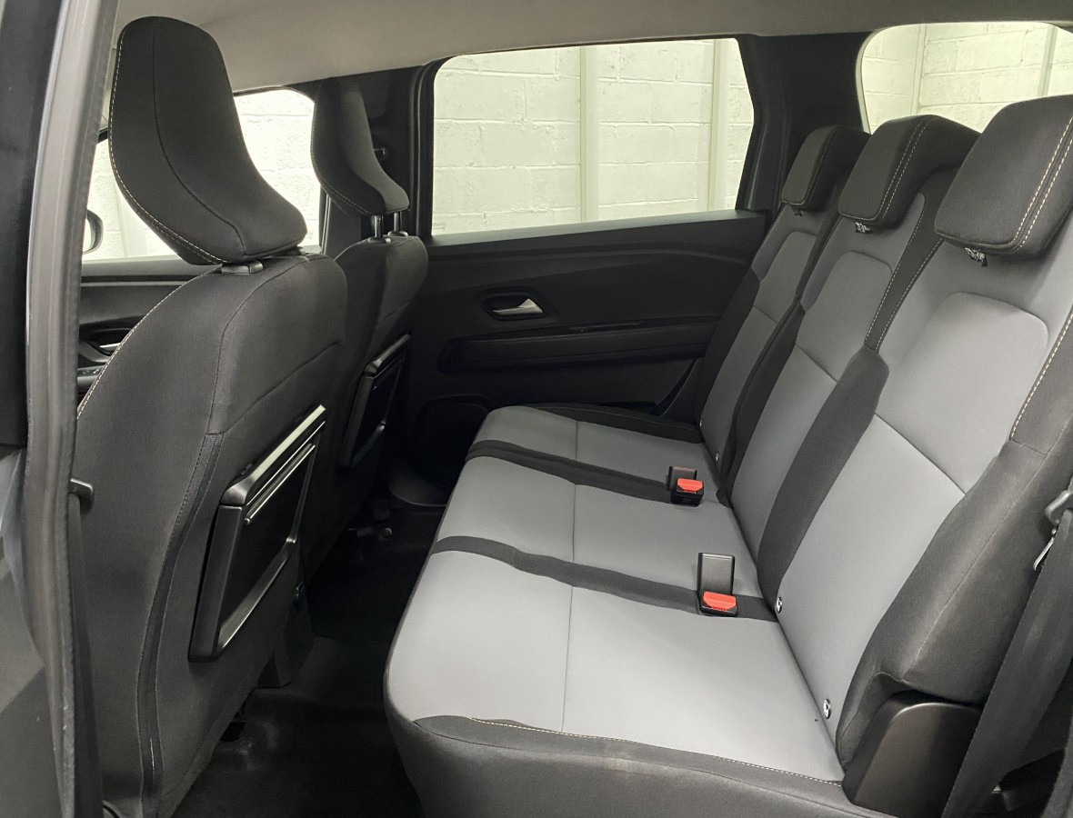 2024 Dacia Jogger Wheelchair Accessible Vehicle rear seats MC73HLK
