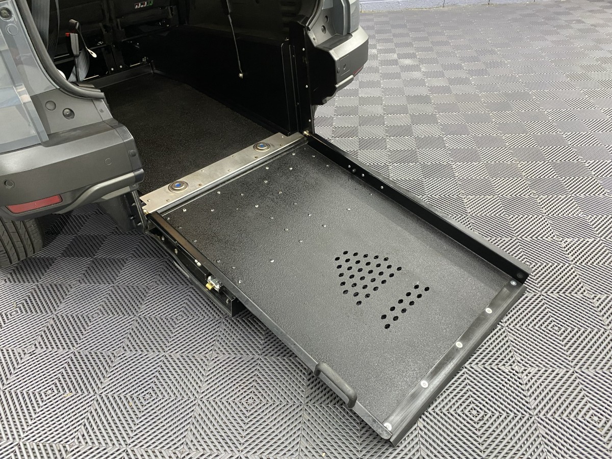2024 Dacia Jogger Wheelchair Accessible Vehicle rear ramp in deployed position MC73HLK