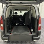 Peugeot Rifter wheelchair accessible vehicle rear ramp in the fold flat position SG23 XYD