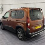 Wheelchair Accessible Vehicle Peugeot Rifter Rear Three Quarter View with Tailgate closed SH71ONK