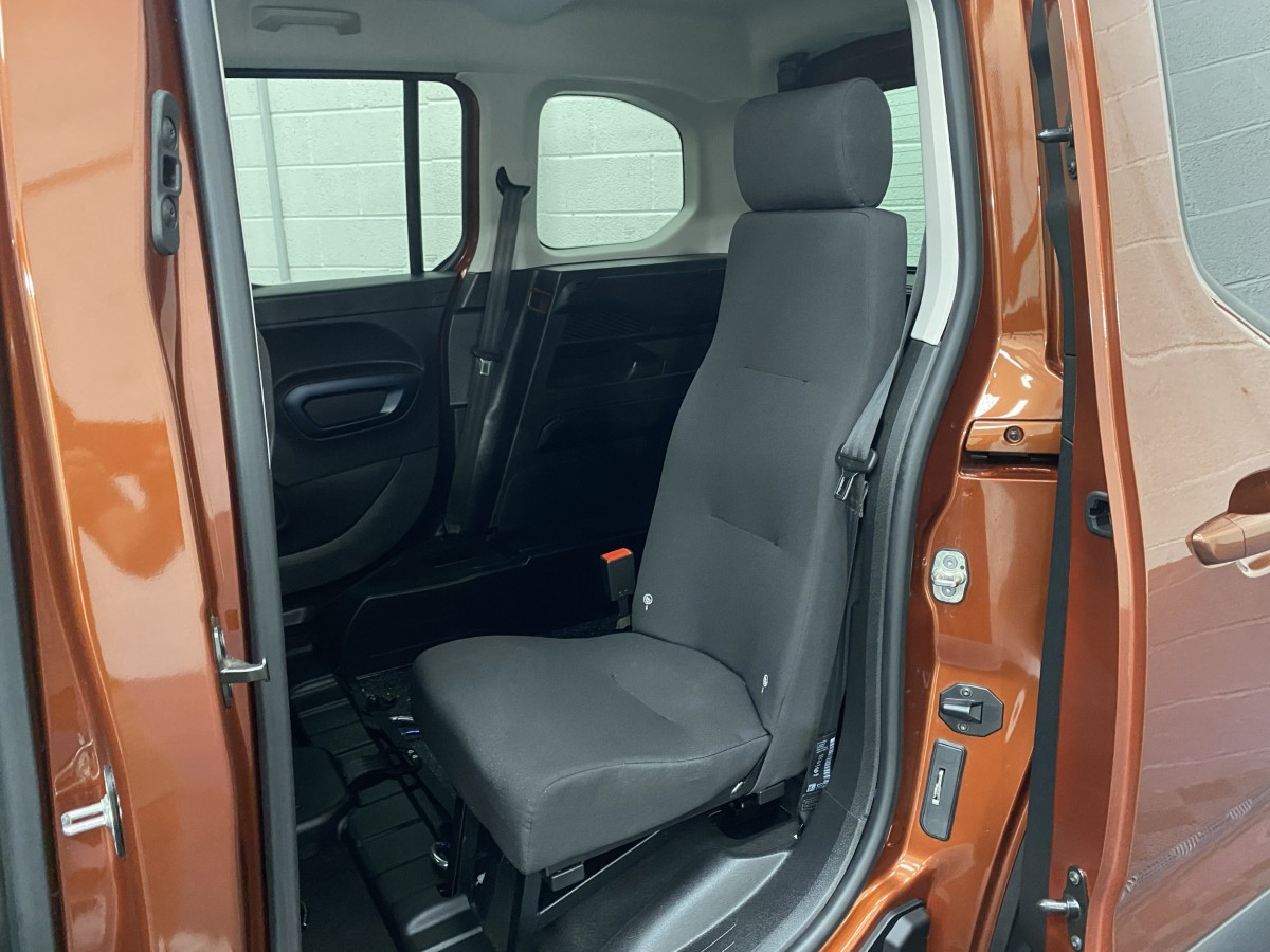 Peugeot Rifter WAV single seat fitted to offside of vehicle SH71ONK