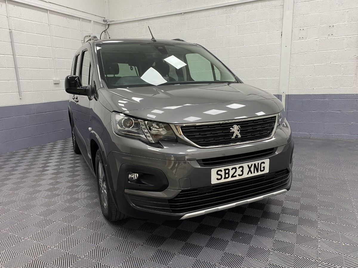 2023 (23) Peugeot Rifter 1.5 BlueHDi Automatic Wheelchair Accessible Vehicle (WAV)