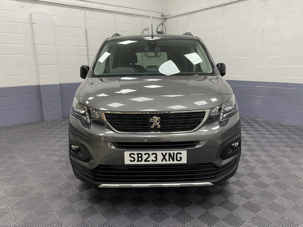 2023 Peugeot Rifter Automatic wheelchair accessible vehicle front view SB23XNG
