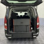 2023 Peugeot Rifter Automatic wheelchair accessible vehicle with the rear ramp in the stored position. SB23XNG
