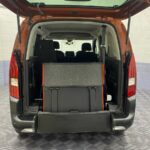 Wheelchair accessible Peugeot Rifter Automatic rear wheelchair ramp in the stored position SF19CCU