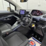 2022 Peugeot Rifter wheelchair accessible vehicle steering wheel and dashboard from drivers side SA22YCE