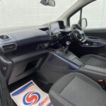 2022 Peugeot Rifter wheelchair accessible vehicle dashboard from passenger front door SA22YCE