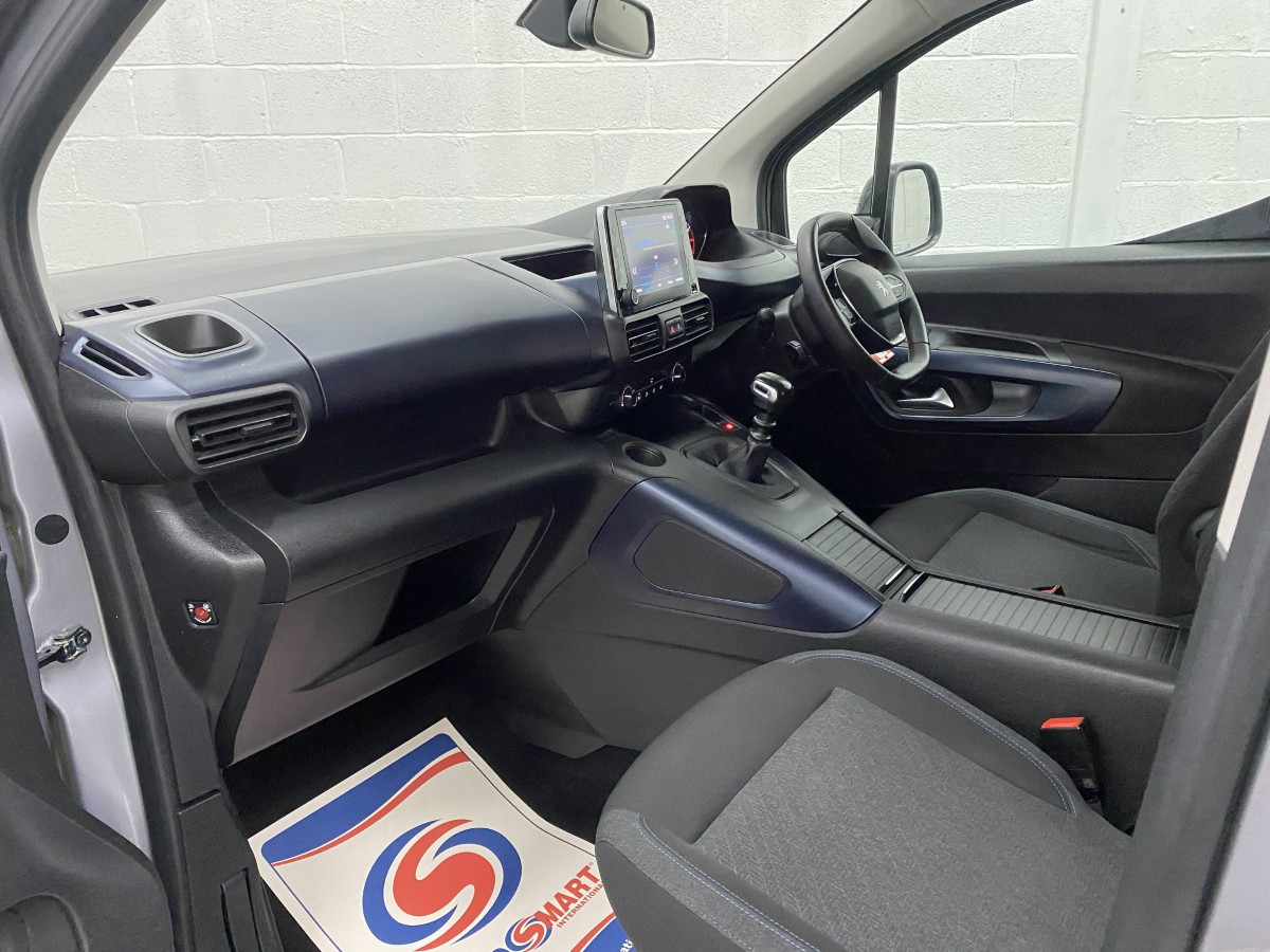2022 Peugeot Rifter wheelchair accessible vehicle dashboard from passenger front door SA22YCE