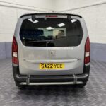 Peugeot Rifter wheelchair accessible rear view with tailgate closed SA22YCE