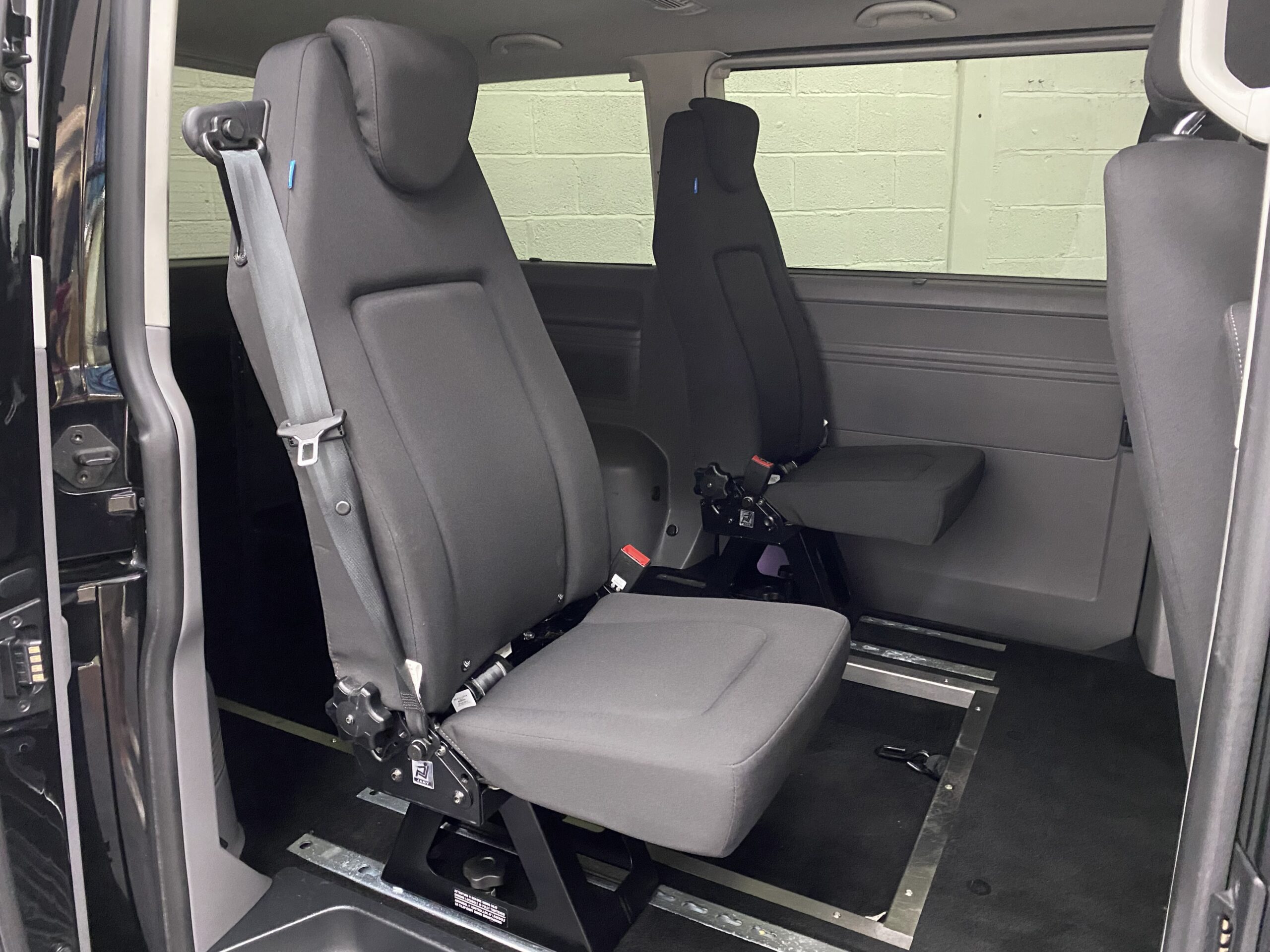Volkswagen Transporter T6.1 Automatic Wheelchair accessible vehicle twin rear seats with space between for wheelchair YB21VXV
