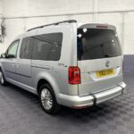 Volkswagen Caddy Maxi wheelchair accessible vehicle rear three quarter view SB21UOH
