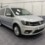 Volkswagen Caddy Maxi wheelchair accessible vehicle front three quarter view SB21UOH