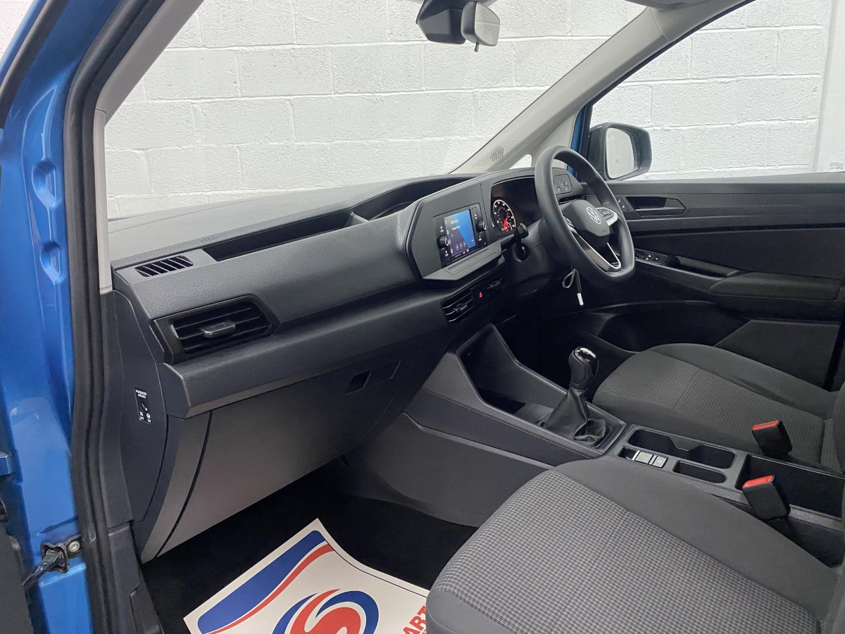 2022 Volkswagen Caddy Maxi Petrol wheelchair accessible vehicle dashboard from passengers side NK72AUL