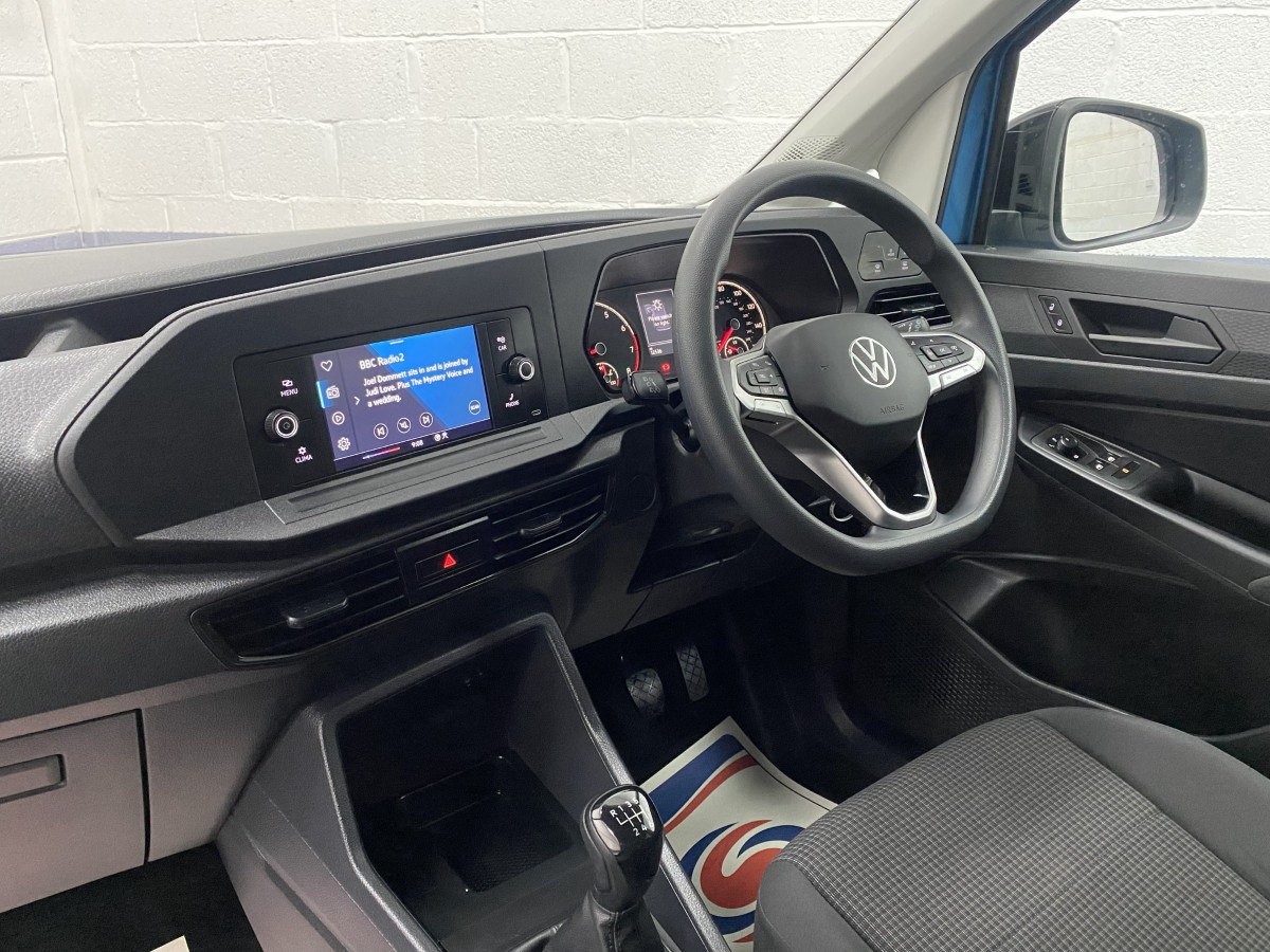 2022 Volkswagen Caddy Maxi Petrol wheelchair accessible dashboard control and steering wheel NK72AUL
