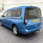 2022 Volkswagen Caddy Maxi Petrol wheelchair accessible vehicle rear three quarter view NK72AUL