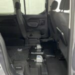 A Peugeot Rifter LWB Automatic Wheelchair Accessible Vehicle rear wheelchair area and single rear seat SB24MJY