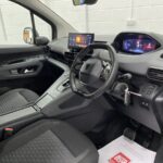 A Peugeot Rifter LWB Automatic Wheelchair Accessible Vehicle dashboard and steering wheel SB24MJY