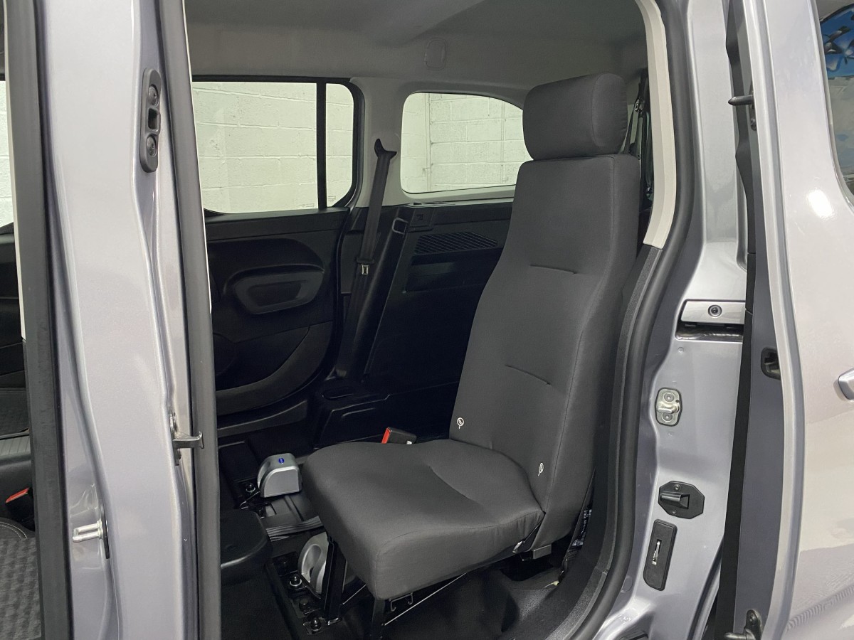 A Peugeot Rifter LWB Automatic Wheelchair Accessible Vehicle rear single seat SB24MJY