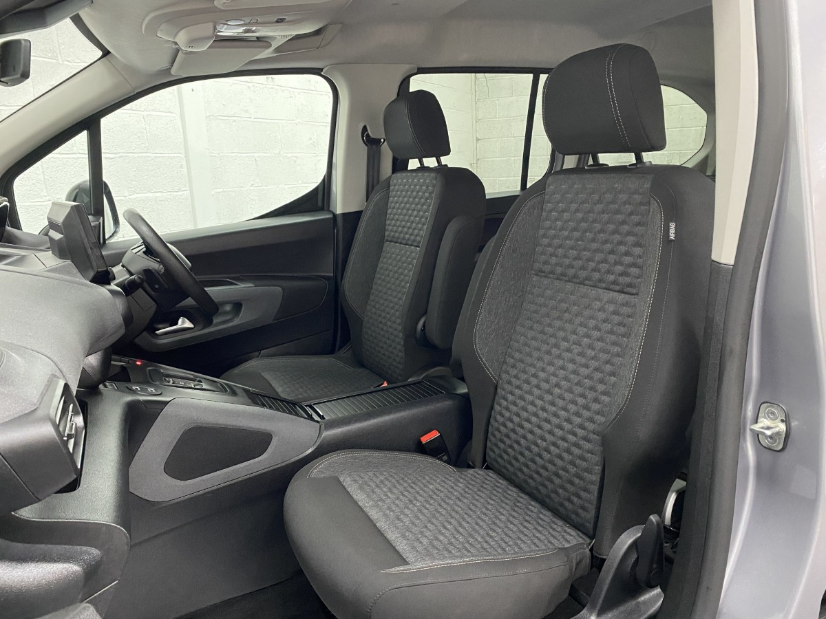 A Peugeot Rifter LWB Automatic Wheelchair Accessible Vehicle Front seats SB24MJY