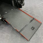 A Peugeot Rifter LWB Automatic Wheelchair Accessible Vehicle rear wheelchair ramp SB24MJY
