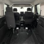 A Peugeot Rifter LWB Automatic Wheelchair Accessible Vehicle rear wheelchair area and front wheelchair restraints and winch SB24MJY