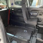 Wheelchair space and single rear seat on a 2019 Peugeot Rifter Wheelchair Accessible vehicle SF69HMG