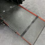The wheelchair ramp fitted to a Peugeot rifter wheelchair accessible vehicle SF69HMG