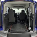 2017 Ford Tourneo Connect wheelchair accessible vehicle rear wheelchair ramp in the fold flat position BG17WMK
