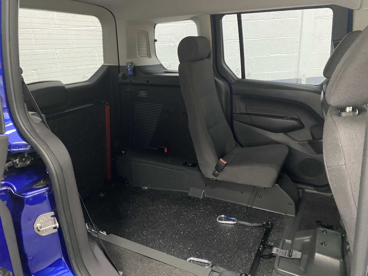 2017 Ford Tourneo Connect wheelchair accessible vehicle single rear seat and wheelchair area BG17WMK