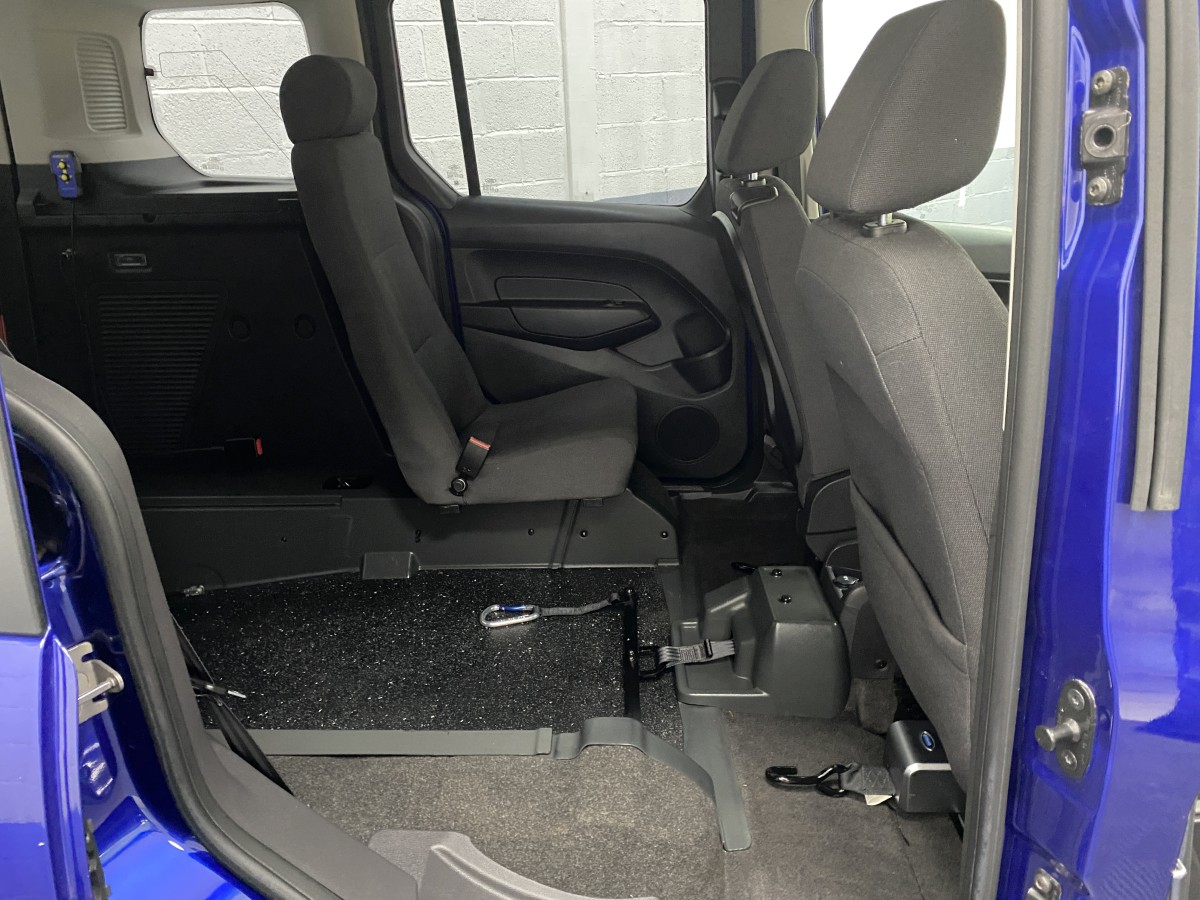 2017 Ford Tourneo Connect wheelchair accessible vehicle lowered rear floor section and single rear seat BG17WMK