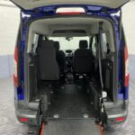 2017 Ford Tourneo Connect wheelchair accessible vehicle rear view with wheelchair ramp deployed BG17WMK