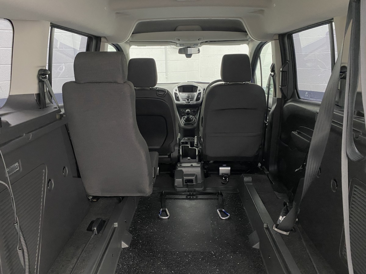 2017 Ford Tourneo Connect wheelchair accessible vehicle rear wheelchair area BG17WMK